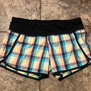 Plaid Lululemon Shorts